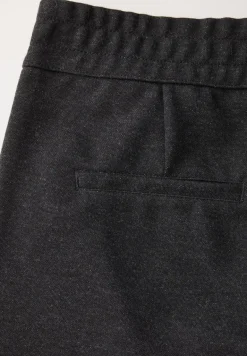 Hose mit Glitzer-Details flint grey melange