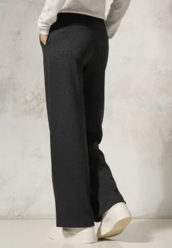 Hose mit Glitzer-Details flint grey melange