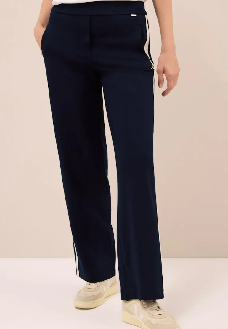 Hose mit Tape-Detail urban dark blue