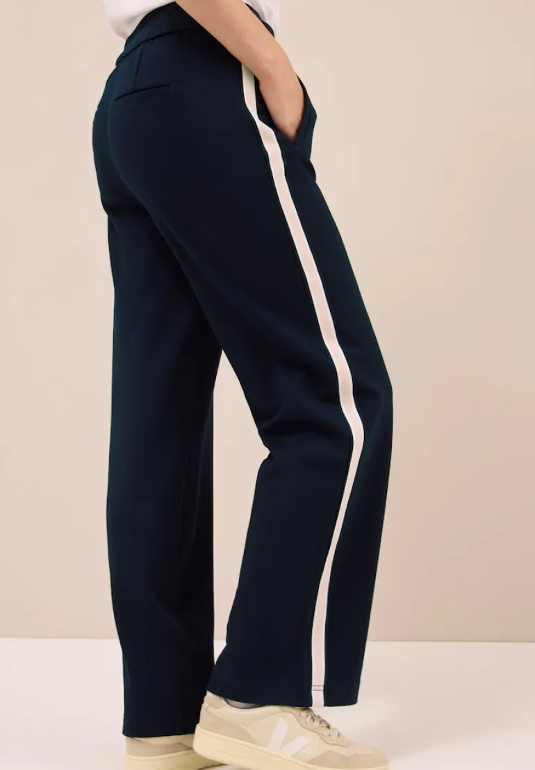 Hose mit Tape-Detail urban dark blue