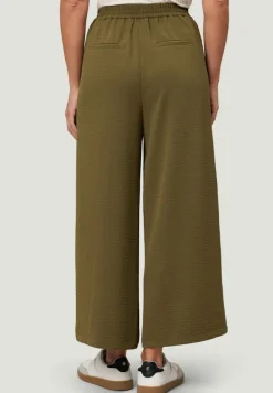 Hose mit weitem Bein und Gürtel 26 Inch dark olive