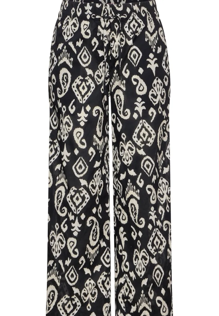 7/8 Hose mit Wide Legs black