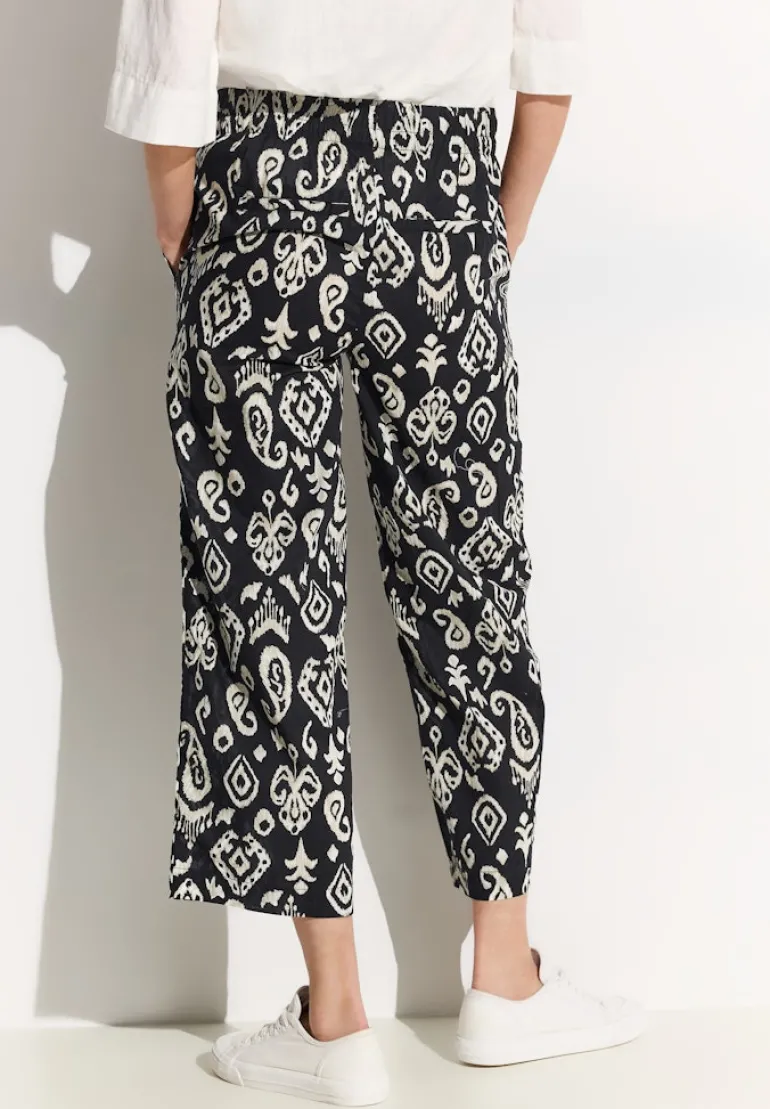 7/8 Hose mit Wide Legs black
