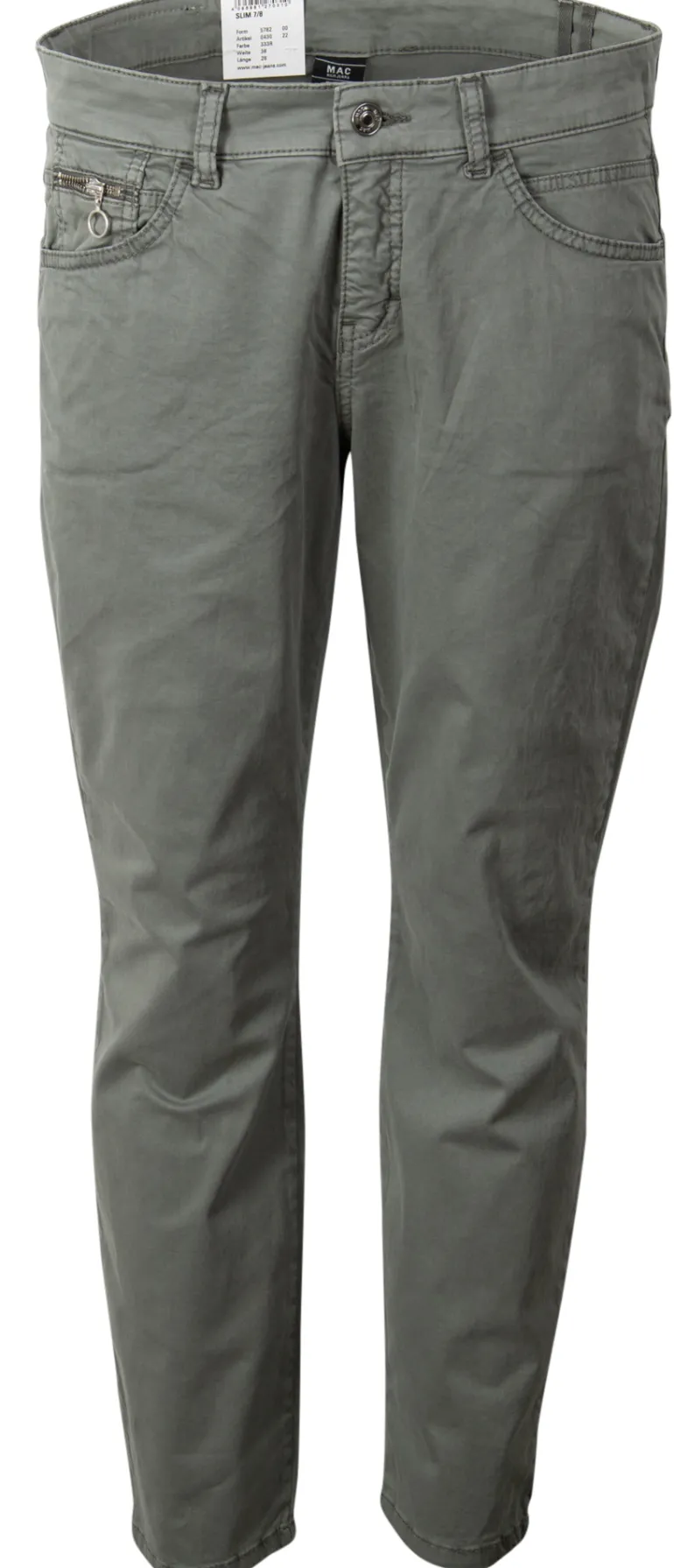 Hose Slim Fit 7/8 olive