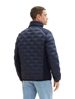 Hybrid Jacke mit recyceltem Polyester sky captain blue