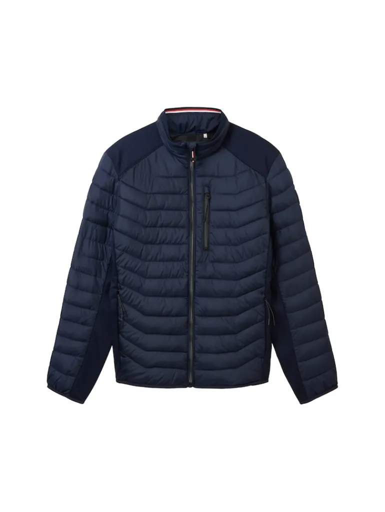 Hybrid Jacke mit recyceltem Polyester sky captain blue