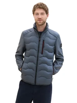Hybrid Jacke mit Stehkragen stormy teal