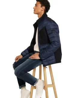 Hybrid Jacke mit Stehkragen sky captain blue