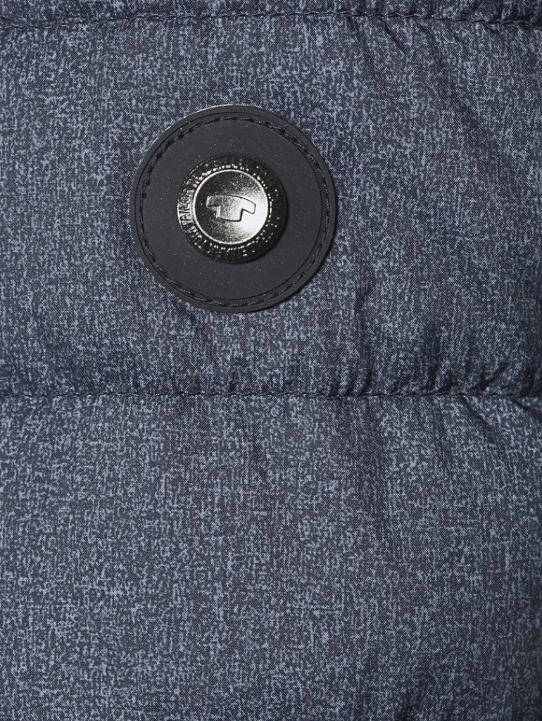 Hybrid Steppjacke blue melange structure