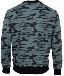 ICONIC ABSTRACT SWEATSHIRT print balsam ck black