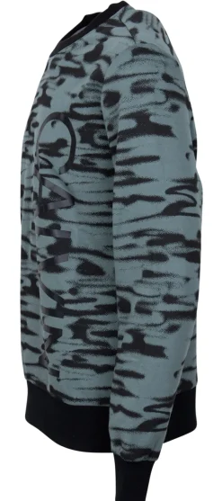 ICONIC ABSTRACT SWEATSHIRT print balsam ck black