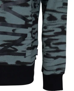 ICONIC ABSTRACT SWEATSHIRT print balsam ck black