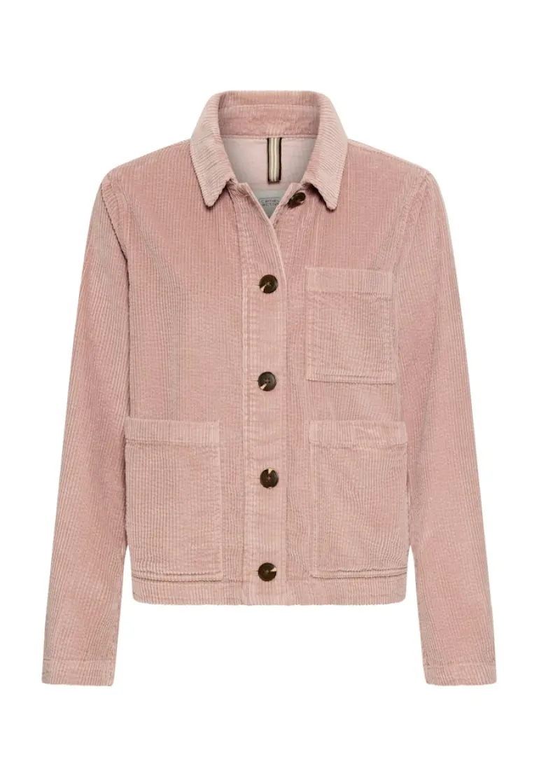 Indoor Blazer mit Taschen dark mauve pink