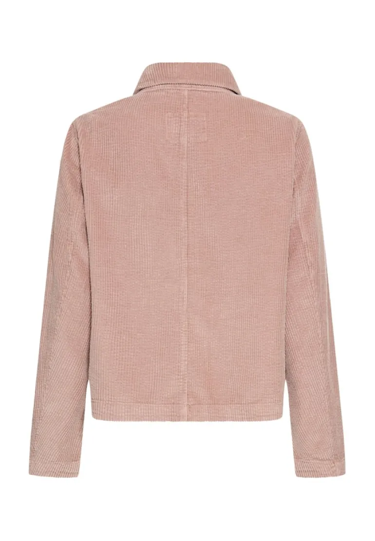Indoor Blazer mit Taschen dark mauve pink