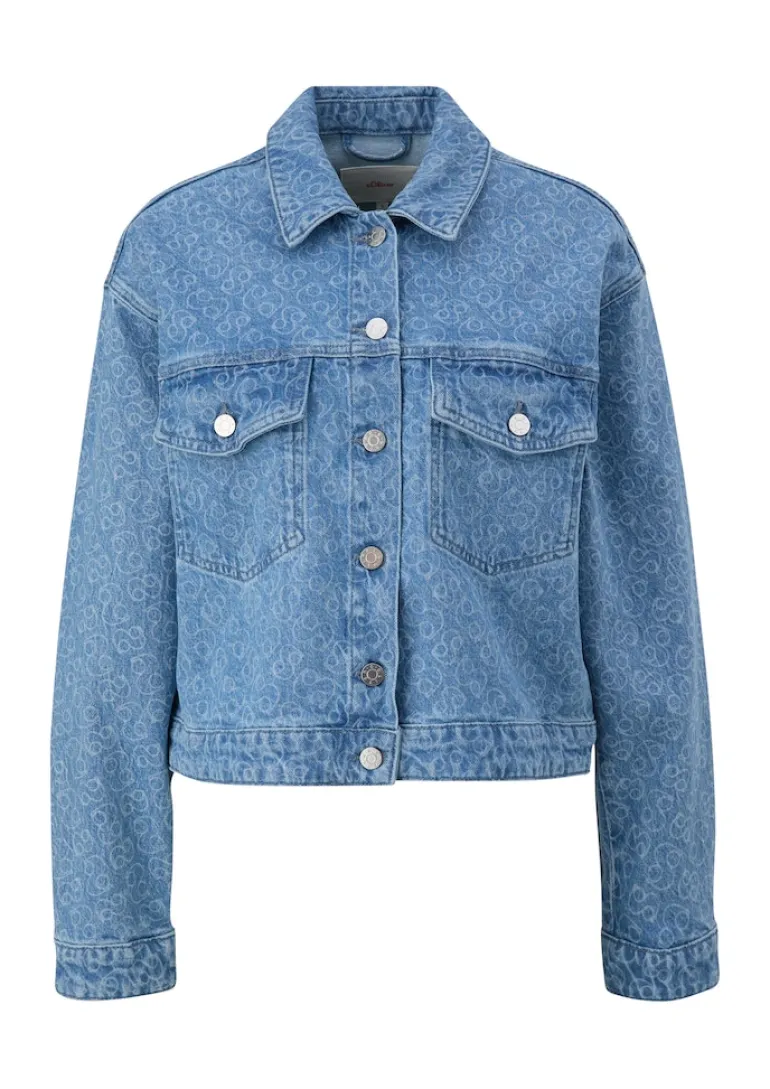 Indoor-Jacke blau