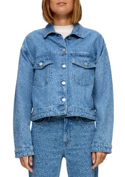Indoor-Jacke blau