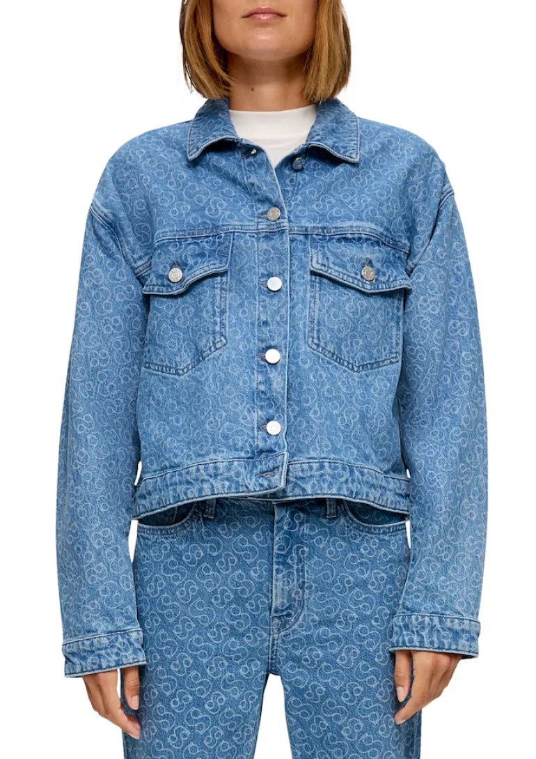 Indoor-Jacke blau