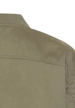 Indoor Jacke mit Bomberkragen shadow khaki