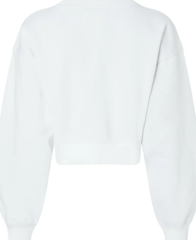 INSTITUTIONAL MOCK NECK bright white