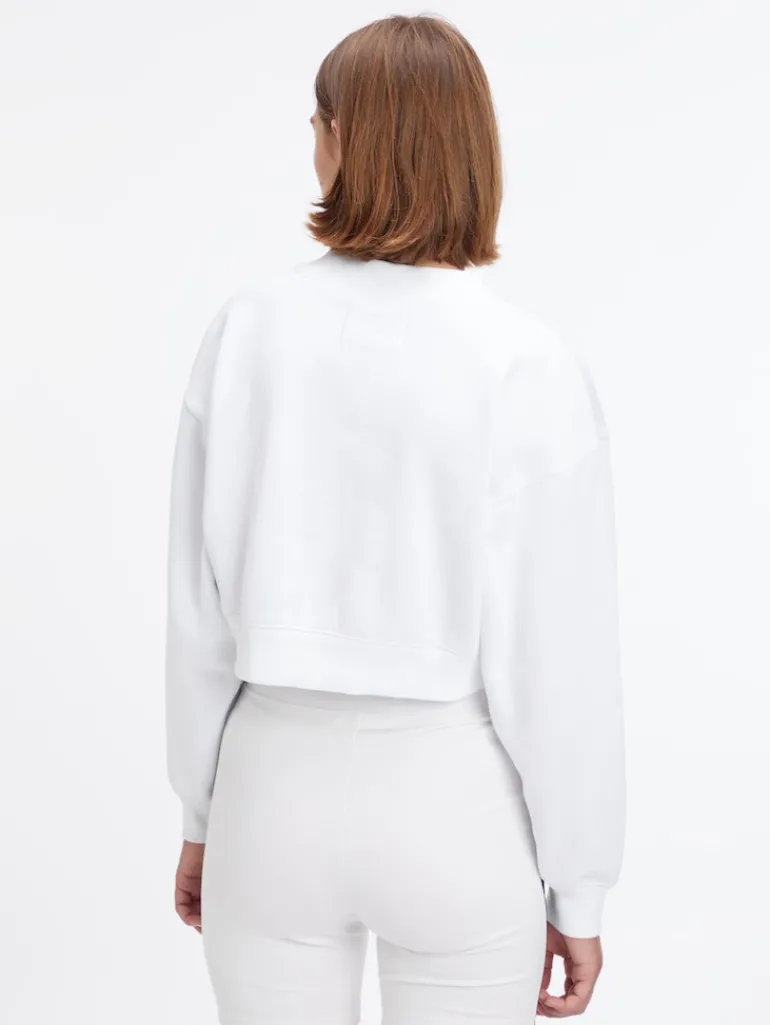 INSTITUTIONAL MOCK NECK bright white