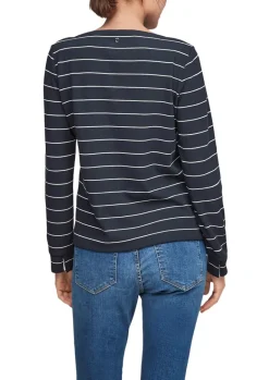Interlockjersey-Shirt blau2