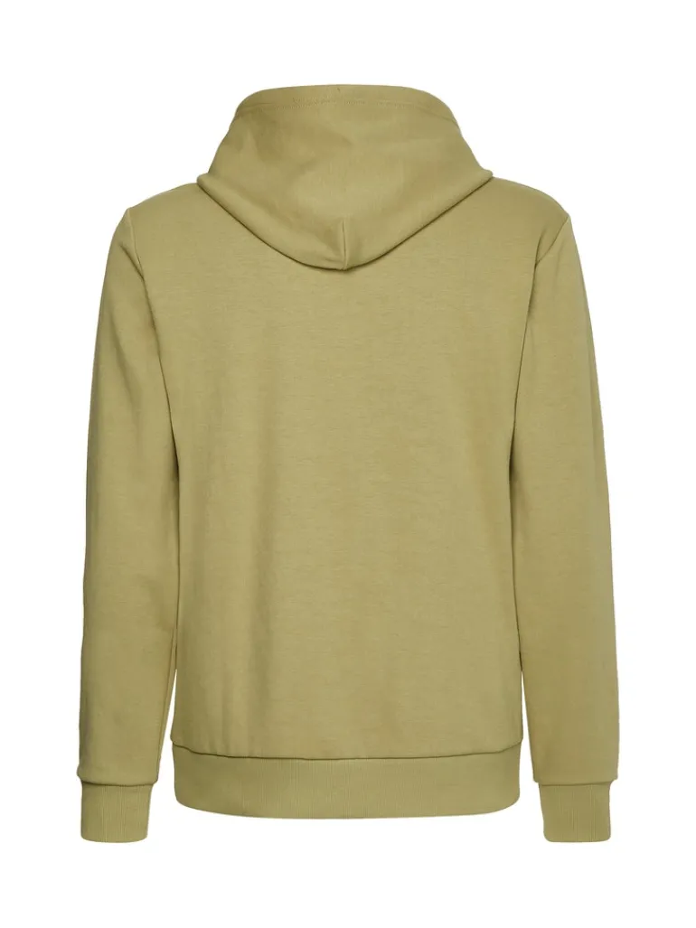 INTERLOCK MICRO LOGO HOODIE sage