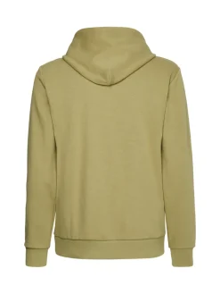 INTERLOCK MICRO LOGO HOODIE sage
