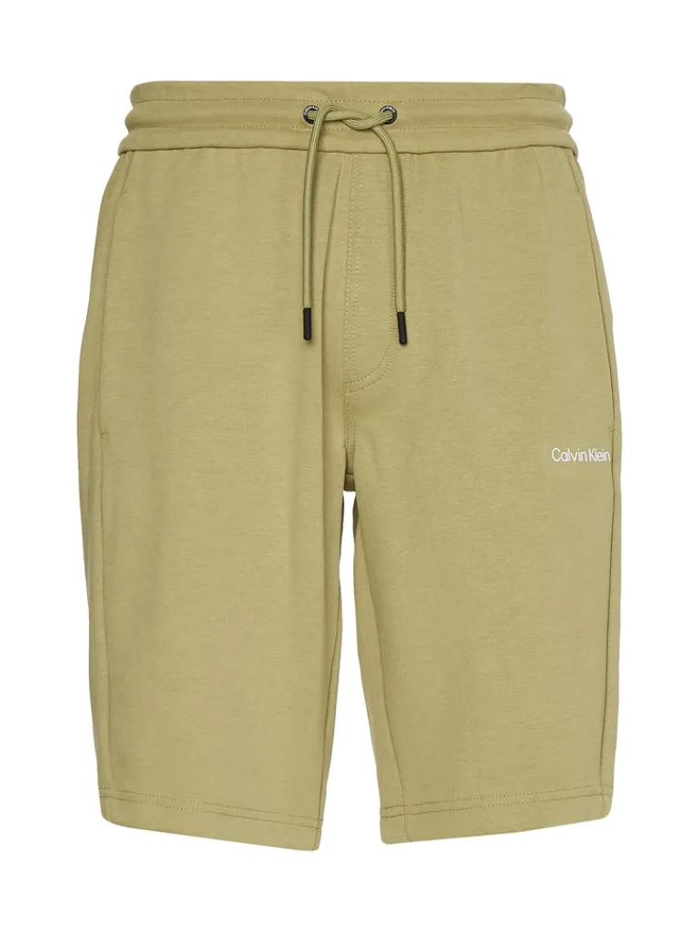 INTERLOCK MICRO LOGO SWEATSHORTS sage