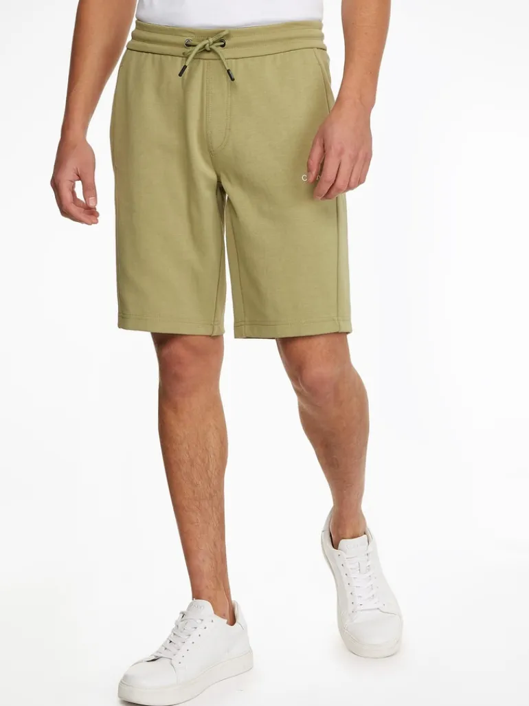 INTERLOCK MICRO LOGO SWEATSHORTS sage