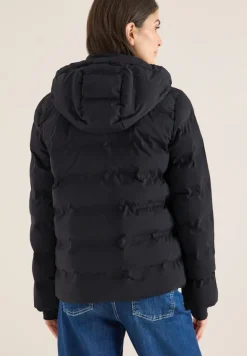 Jacke mit moderner Steppung black