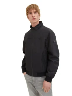 Jacke mit Stehkragen black
