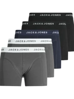 JACKRIS TRUNKS 5 PACK LN black1