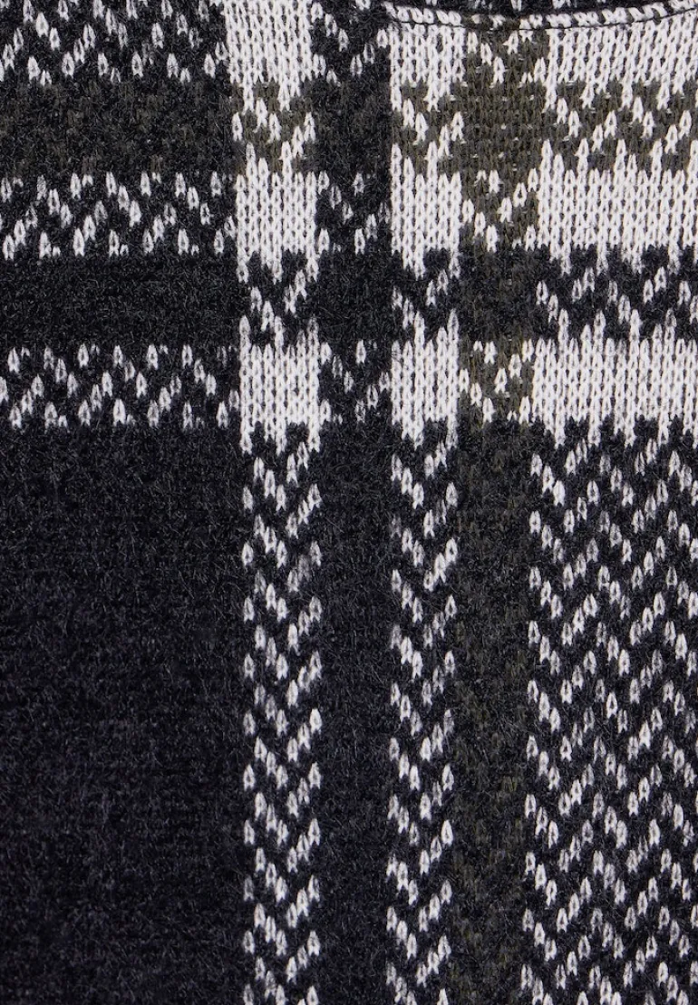 Jacquard Karoshirt black