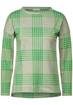 Jacquard Karoshirt celery green