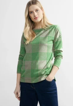 Jacquard Karoshirt celery green