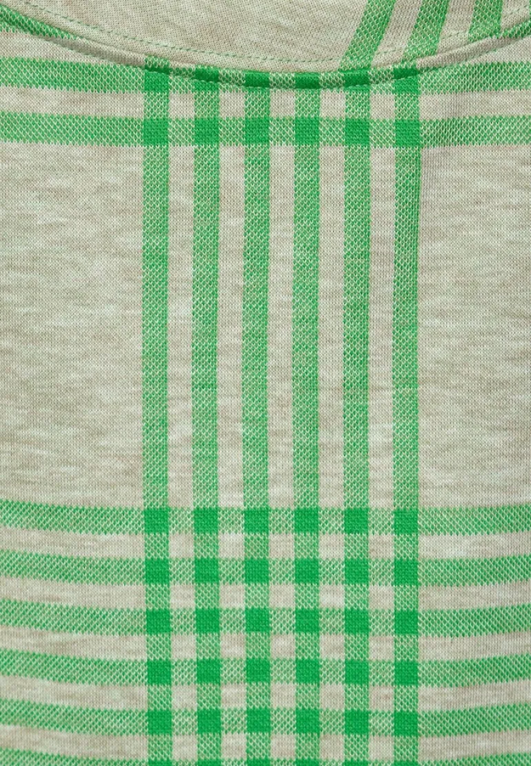 Jacquard Karoshirt celery green