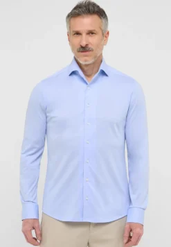 Japanese Knitted Single-Jersey Langarm hellblau