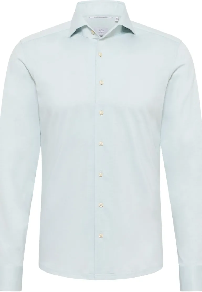 Japanese Knitted Single-Jersey Langarm grün