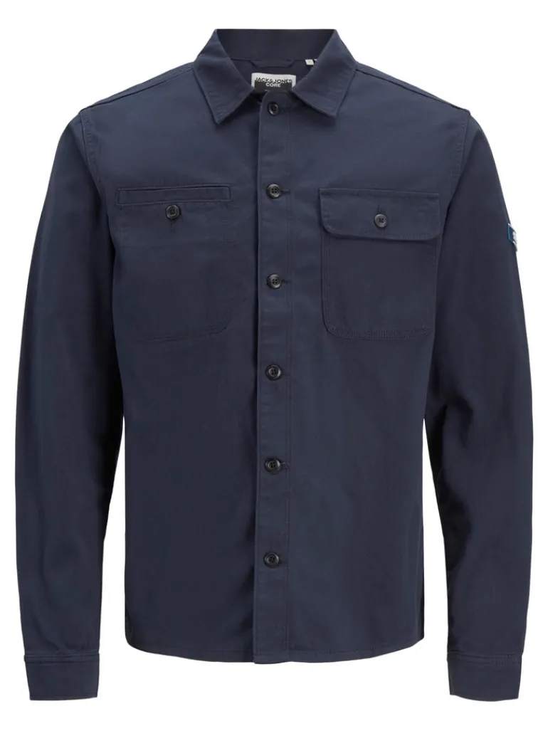 JCOBEN CLASSIC OVERSHIRT LS SN navy blazer