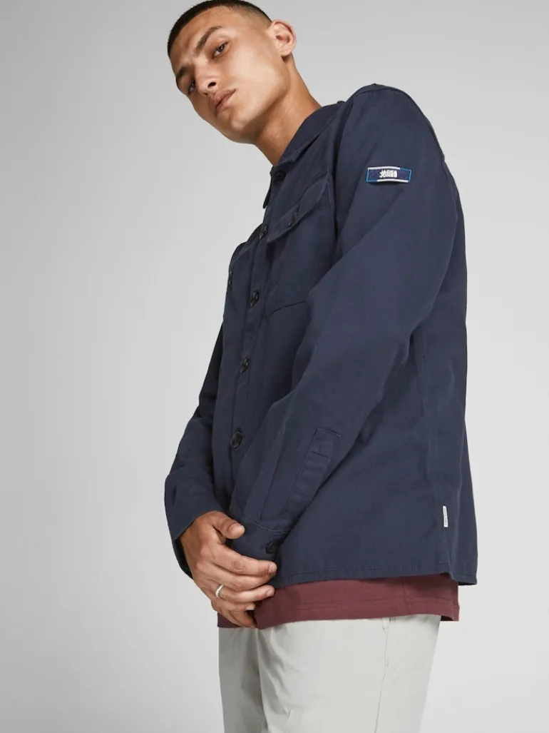 JCOBEN CLASSIC OVERSHIRT LS SN navy blazer