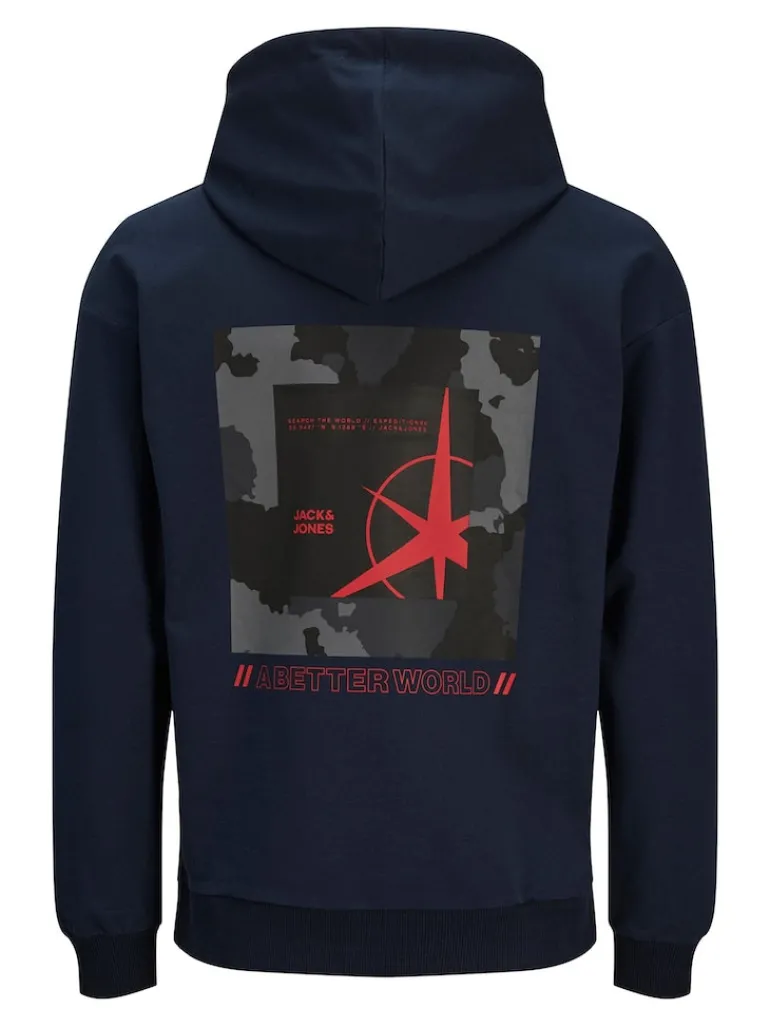 JCOFILO SWEAT HOOD SN navy blazer