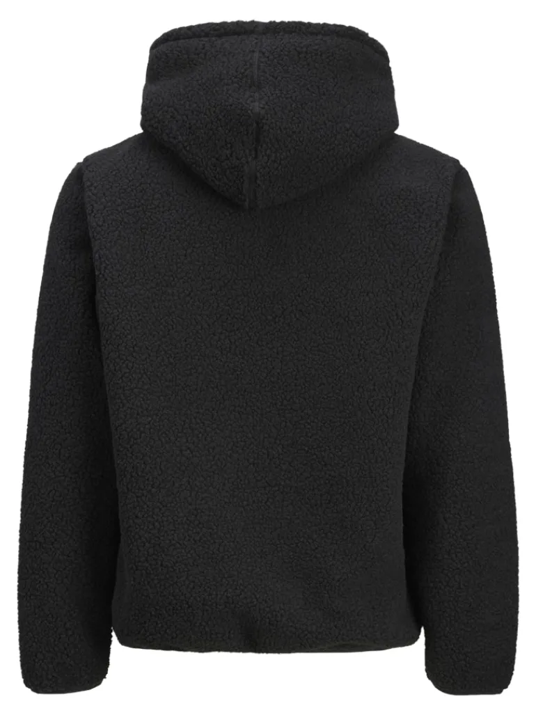 JCOFLARE TEDDY SWEAT HOOD black