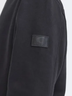JCOPOINT SWEAT BADGE CREW NECK BF black