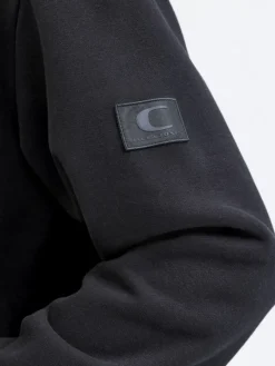 JCOPOINT SWEAT BADGE HOOD BF black