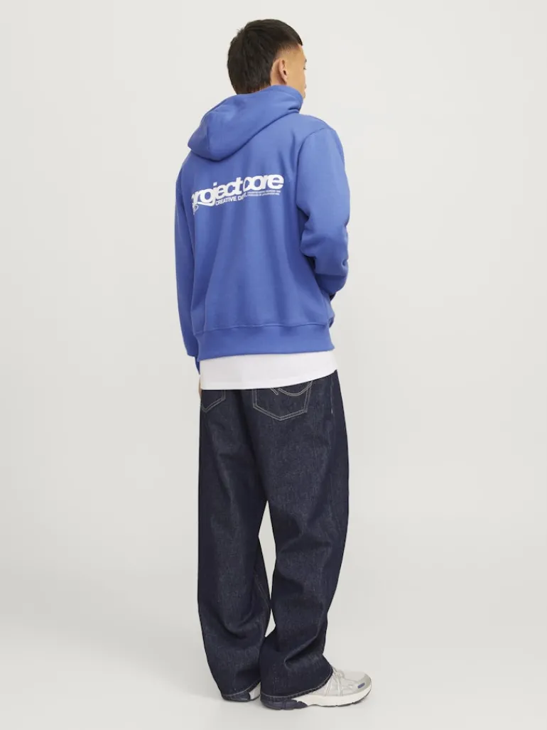JCOUNION PRINT SWEAT HOOD NOOS beaucoup blue