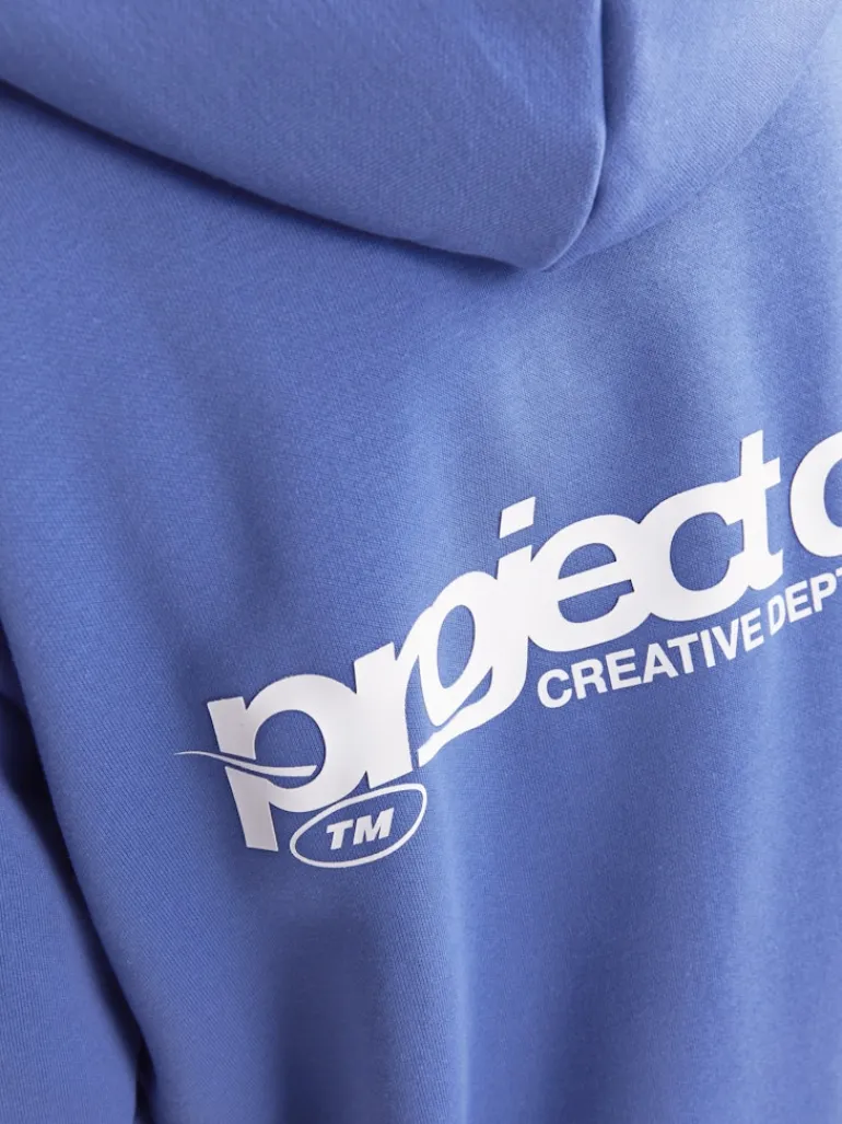 JCOUNION PRINT SWEAT HOOD NOOS beaucoup blue