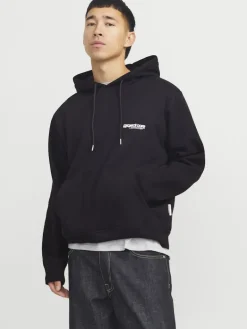 JCOUNION PRINT SWEAT HOOD NOOS black