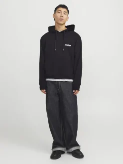 JCOUNION PRINT SWEAT HOOD NOOS black