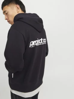 JCOUNION PRINT SWEAT HOOD NOOS black