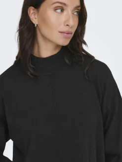 JDYAMORE LIFE L/S HN PULLOVER KNT black